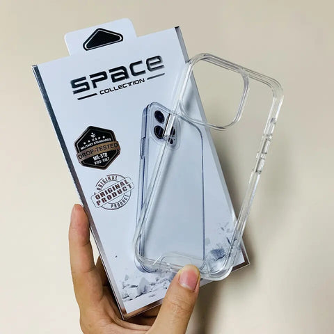 Premium Space Collection Clear Hard-shell Phone Case- IPhone 14 Pro Max