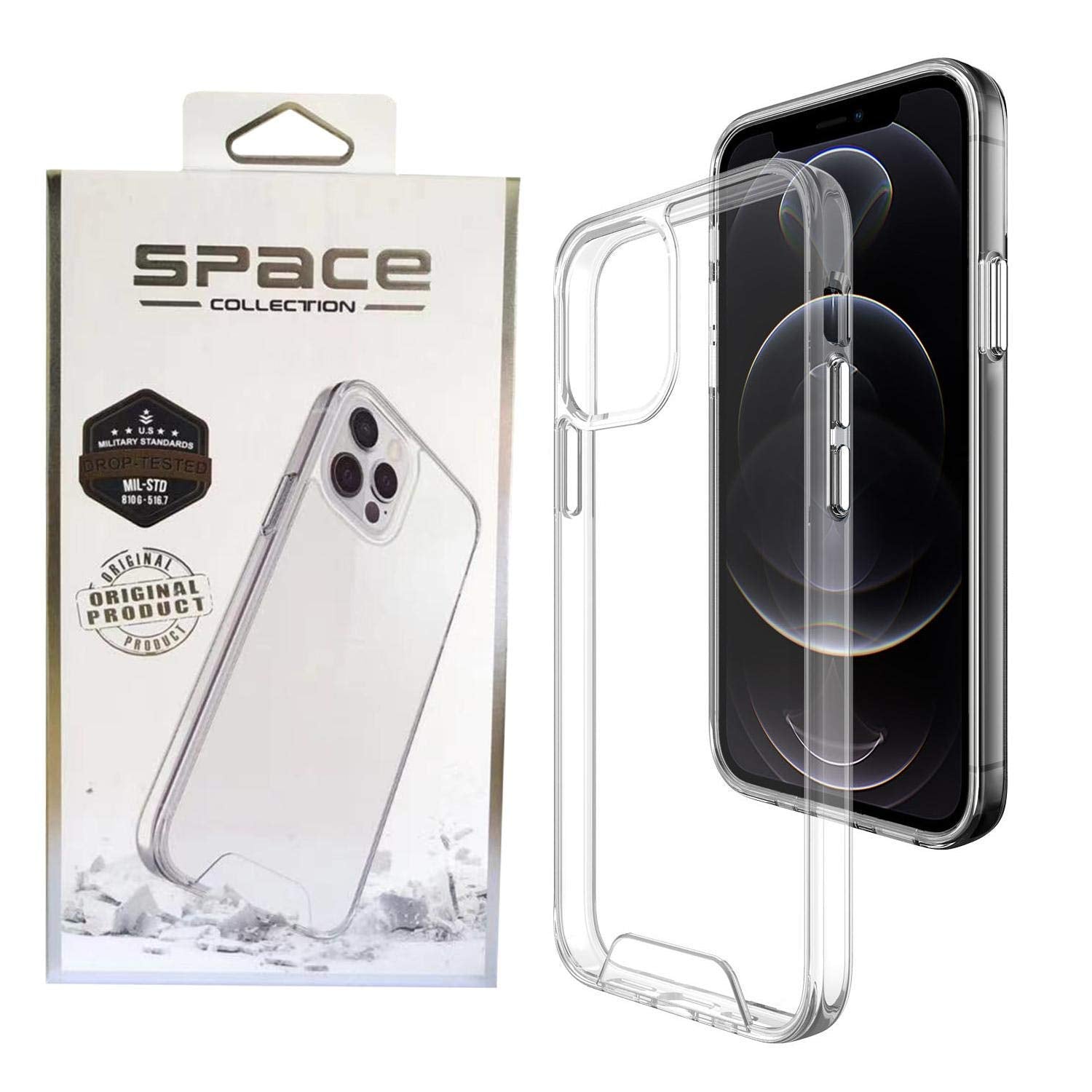 Premium Space Collection Clear Hard-shell Phone Case- IPhone 14 Pro Max
