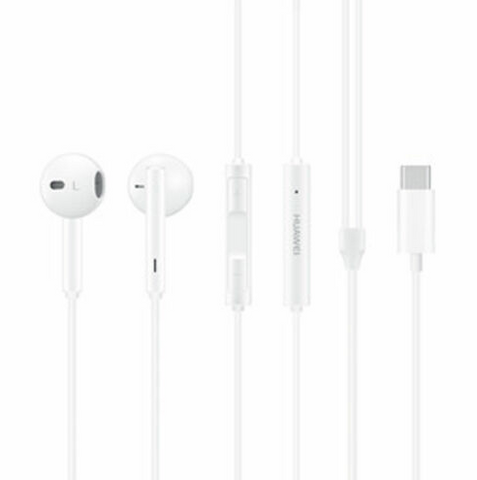 Genuine Huawei CM33 USB C White Stereo Earbuds