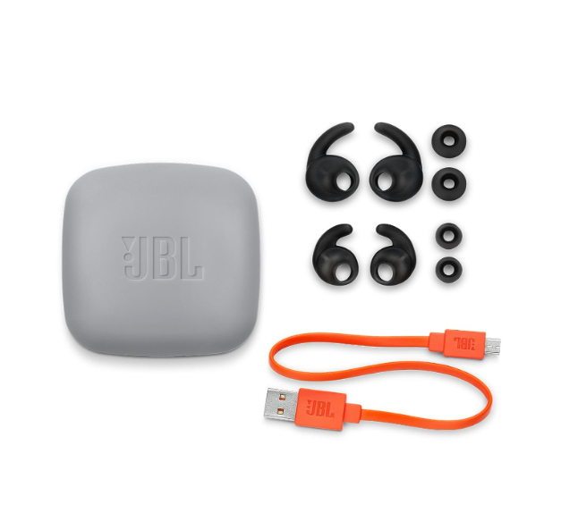 JBL Reflect Contour 2.0 - In-Ear Wireless Sport Headphone with 3-Button Mic/Remote - Black